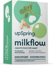 UpSpring Milkflow Lactation Supplement for Milk Supply Increase, Breastfeeding Supplements with Fenugreek & Beat Thistle, Non-GMO, Lactation Support 60 Vegan Capsules