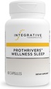 Terapéutica Integrativa ProThrivers Wellness Sleep - Suplemento de Apoyo al sueño para adultos* - Soporte con Melatonin &amp; Magnesium - Vegan, Gluten-Free &amp; Dairy-Free - 60 cápsulas (60 piezas)