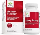 Terry Naturalmente Artery Strong - Cardio Health & Vascular Elasticity and Strength Support - Cardiovascular Support Supplement with Vitamins A &amp; D3 - Aids Blood Vessel Elasticity - 60 Softgels