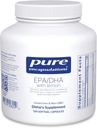 Pure Encapsulations EPA/DHA with Lemon TEN Ultra-Pure, Molecularmente Distilled Fish Oil Concentrate with Lemon TEN 120 Softgel Capsules