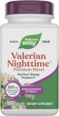 Nature's Way Valerian Nighttime, Herbal Sleep Aid*, 320 mg per Serving of Valerian Extract, Gluten-Free, 100 Tablets