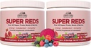 COUNTRY FARMS Super Reds, Energizing Polyphenol Superfood, Más de 40 Super Fruits y Berries, potentes antioxidantes y polifenoles, apoya la energía, apoya la circulación, 40 Servings, mixed Berry