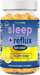 Reflujo Raft Antacid Gummies ← Actuación rápida Silencio 2 en 1 Sleep and Acid Reflux Relief Nighttime ← clínicamente Studied Ingredients habit Non-GMO Gluten Free Sugar ← Lemon 60 Vegan Gummies