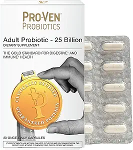 Probiótico de última generación para adultos ← 50 Billion CFU ← Apoyo Digestión, Inmunidad &amp; Peso Saludable TEN 30 Probióticos Multi-Strain Capsules ← Vegetariano, libre de gluten, libre de lactosa