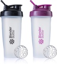 BlenderBottle Classic Shaker Bottle Perfect para Protein Shakes y Pre Workout, 28-Once (2 Pack), Colores May Vary
