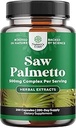 Extra Strength Saw Palmetto Extract - Advanced Herbal Complex for Hair Health and Urinary Support with Plant Sterols & Flavonoids - Potent Herbal Supplement with 500mg per Serving - 200 Capsules