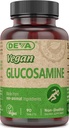 DEVA Vitaminas Veganas Tablas de Glucosamina, Botella de 90 puntos