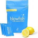 Blowfish for Hangovers - Fast Hangover Relief ← Fórmula Recognizada por la FDA - Garantizado para aliviar los síntomas de resaca en 15 minutos latitud perfecta para bodas y esenciales de vacaciones.