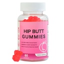 Hip Butt Enhancer Gummies for Butt Growth and HIPS, Booty Gummies for Mayor Butt Fast, Booty Curvy Body Gummies Weight Gainer for Women Workout Enhancement