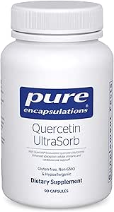 Encapsulaciones puras Quercetin UltraSorb ¦ Enhanced-Absorption Cellular, Immune y Cardiovascular Support ← 90 Capsules