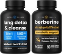 NutraChamps Complete Respiratory &amp; Metabolic Support: Lung Cleanse &amp; Berberine Duo