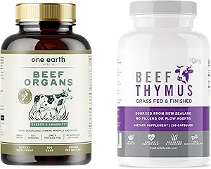 ¡Un Ahorro de la Salud de la Tierra! - Órganos de carne y Thymus. 100% Nueva Zelanda Pasture Raised Cattle.