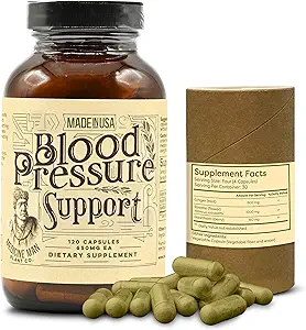 Medicamento Hombre Planta Co. Presión de la sangre Soporte 120 cápsulas - Natural Herbal Pills con Hawthorn, Rosella Hibiscus y Ginger - Suplemento Orgánico y Herbal