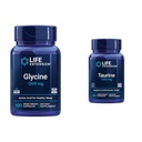 Ampliación de vida Glycine 1000 mg, promueve la relajación, sueño saludable & Taurina, suplemento ácido puro Taurina, corazón, hígado y salud cerebral