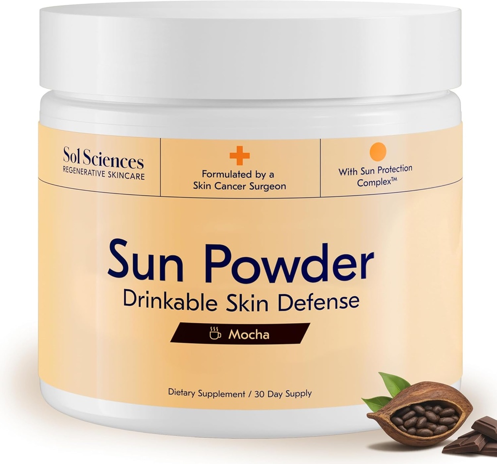 Mocha Skincare Support Suplemento – 3 en 1 Fórmula, 30 Servimientos