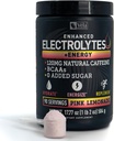 Pre-Workout Electrolyte + Energy Powder Drink Mix (90 Servings  durable Pink Lemonade) w / 0 Sugar +BCAAs +B-Vitamins Electrolyte Suplemento w Potassium Zinc &amp; Magnesium for Hydration - Keto Electrolytes
