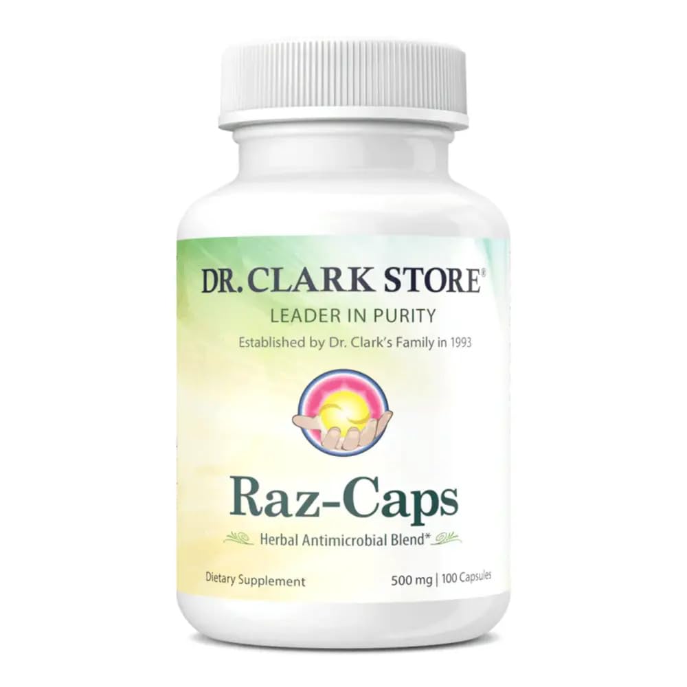 Dr. Clark Raz-Caps Suplemento, 500mg, 100 Gelatin Capsules