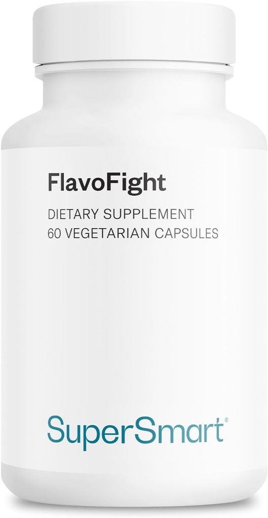 Supersmart - FlavoFight 500mg por día (Patented & High Strength) - Citrus Sinensis Extracto Suplemento - Orange Flavonoids TEN GMO &amp; Gluten Free - 60 cápsulas vegetarianas