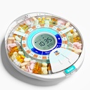 Upgraded Automatic Pill Dispenser for Elderly with Alarm: Smart Pill Dispenser Machine with 28-Slot, Mix-Proof Tech & XL LCD, Enhanced Durability for Daily Medicine Management