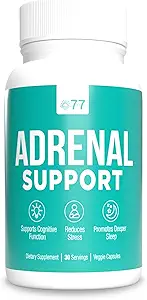 Suplemento de Apoyo Adrenal - Gestionar Cortisol, Combat Fatigue, Boost Energy, Mejorar el sueño con adaptógenos " Minerales - Salud Holística " Balance