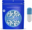 Capsulina Colorada Tamaño 000 Empty Gelatin Capsules Azul / Blanco 1000 Conde