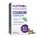 Natrol Cognium Complete, Suplemento dietético para salud cerebral, suplementos de salud cerebral para adultos, 60 cápsulas, 30 días de suministro
