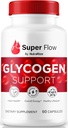 NutraRize Super Flow Glycogen, SuperFlow Glycogen Support Capsules, Super Flow Glyco Optimizer, SuperFlow Glyco Optimiser Caps, Super Flow Detox Cleanse, Super Flow Glycol (60 cápsulas)