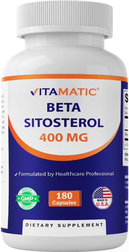 Vitamatic Beta SItosterol 400 mg 180 cápsulas