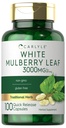 Carlyle Mulberry Leaf Extract TEN 3000mg TENED 100 Capsules TENIDA Non-GMO y Gluten Free Herbal Supplement
