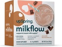 UpSpring Milkflow Electrolyte Breastfeeding Suplemento Bebida Mix con Fenugreek Silencio Chocolate Flavor tóxico Lactation Suplemento para promover el suministro saludable de leche Breast " Restaurar electrolitos Ø 16 mezclas de bebidas
