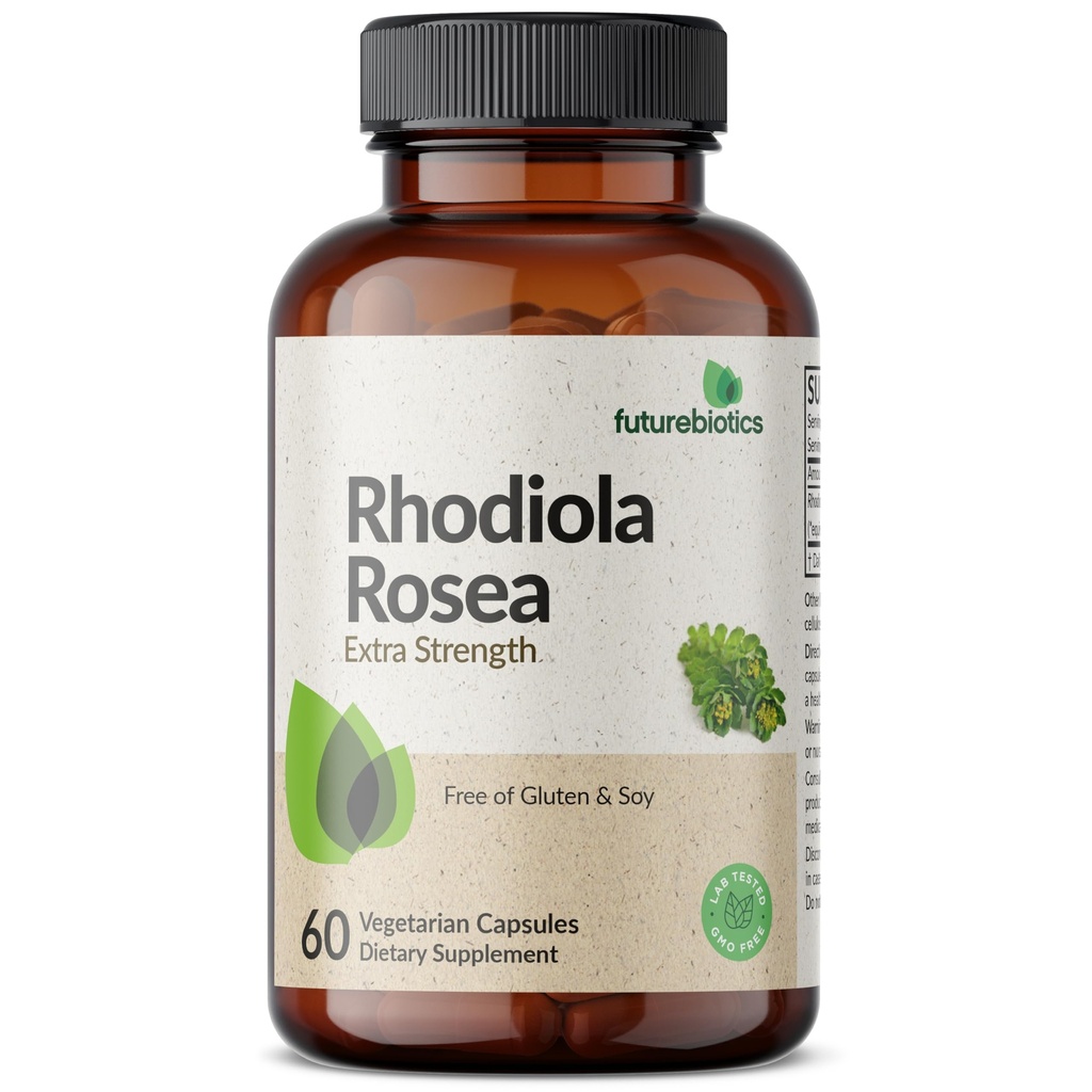 Futurebiotics Rhodiola Rosea Powder Adaptogenic Herb Vegetarian Capsules, 60 Conde