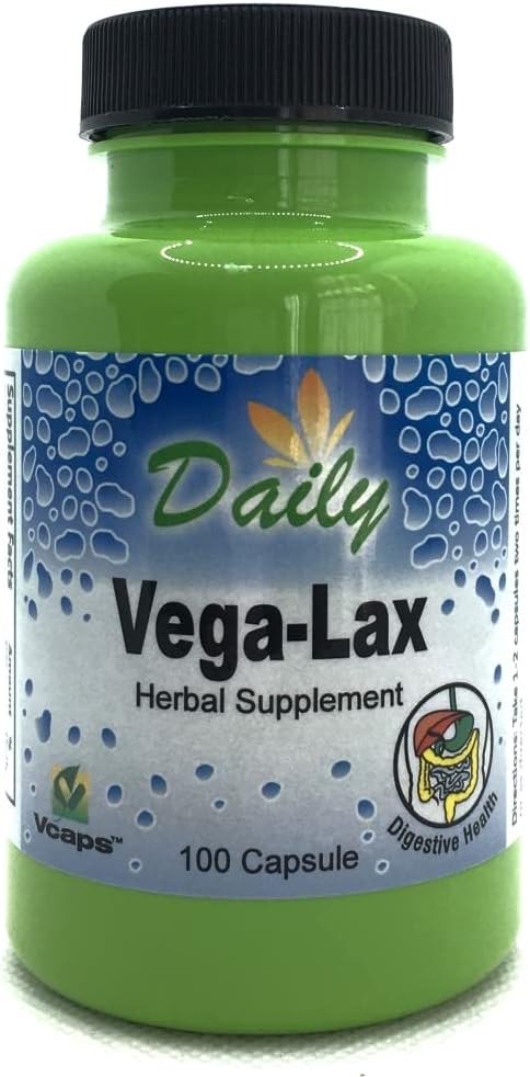 Fabricación diaria Vega-LaxTM (Cascara Sagrada Bark, Senna Leaf, Glucomannan " Dehydrated Aloe Vera Gel)