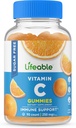 Vitamina C – 250 mg – Gran Tasting Natural Flavor Gummy Suplemento – Vegetariana GMO- Vitaminas Chewable Libre – para Immune Support – para adultos – 90 Gummies