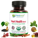 CholesterolSupport Heart Health Blend ← USDA Organic Supplement w/Extracts of Green Tea, Dandelion, Bitter Melon, Moringa TEN 60-Day Supply TEN Vegan, Non-GMO, Gluten-Free, Made in USA