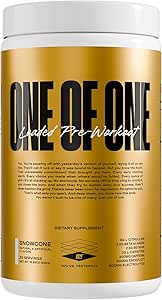 ONE OF ONE Pre-Workout cargado – Energía de alta tecnología, enfoque y resistencia con EndoFloTM, Genius PureTM Alpha GPC, NeuroRushTM, Dynamine®, No Crash, Gluten Free – Snow Cone