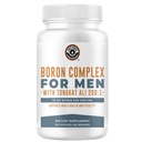 Suplemento de Borón para hombres con Tongkat Ali - Vitamina D3, Zinc Picolinate 30mg, Longjack Tongkat Ali para hombres - Citrate de hierro 10 mg para la salud de los hombres - No GMO, Gluten Gratis, No Allergens - 60 Conde