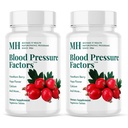 MICHAEL'S Health Naturopathic Programs Blood Pressure Factors - 90 Tablets Vegetarian, Pack of 2 - Proporciona soporte de equilibrio fluido - Kosher - 60 Total Servings