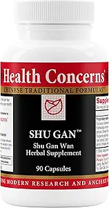 Preocupaciones de salud Shu Gan – Apoyo al hígado " Alivio de la digestión: Bloating, Nausea, Gut Health, Gallbladder " Balance Gástrico – Fórmula Herbal China con Turmérica " Peony – 90 cápsulas