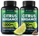 (2 PACK) Citrus Bergamot Extracto 1000mg - Citrus Bergamot Suplemento para Salud Circulatoria, Inmunidad y Envejecimiento Agradecido - 2x la potencia de Citrus Bergamot 500mg - 240 Vegan Citrus Bergamot Capsules