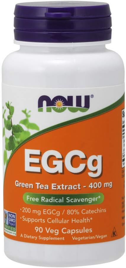 AHORA Suplementos de alimentos, EGCg Green Tea Extracto 400 mg, Scavenger Radical Libre*, 90 cápsulas Veg