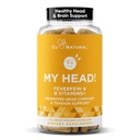 ¡Mi cabeza! Dolor de cabeza Vitaminas – Sensibilidad, Tensión, Confort, Función de cabeza sana para una mente clara – Magnesio de acción rápida, Feverfew, Boswellia, Vitamina D, Ginger, " Más – 60 cápsulas suaves