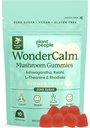 Plant People WonderCalm Mushroom Gummies - Natural Ashwagandha Suplemento de Ease Stress " Boost Mood for Adults Without Sugar, Gluten or Artificial Colors, Vegan-Friendly, Peach Flavor (Tamaño de Trial)
