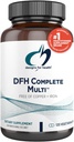 Designs for Health DFH Complete Multi - Comprehensive Multi Vitamin + Mineral Supplement with Folate, 1000 IU Vitamin D, Immune Support Vitamins - Multivitamin with No Copper, No Iron (120 Capsules)