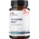 Diseños para la salud DFH Completa Multi - Multi vitamina completa + suplemento mineral con folato, 1000 UI Vitamina D, Immune Support Vitaminas - Multivitamínico sin cobre, sin hierro (120 cápsulas)