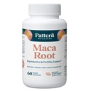 Pattern Wellness Maca Root for Men &amp; Women - 10,000mg - Natural Mood & Wellness Enhancer - Unique Optimum Blend for Fertility, Reproductive & Whole Body Health - 60 Vegan Capsules