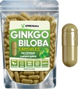 XPRS Nutra Ginkgo Biloba Capsules - Gingko Biloba Encapsulado Suplementos para la Cognición - Vegan Friendly Ginkoba Biloba - Immunity Boosting Ginkgo Biloba Capsules - 180 Conde