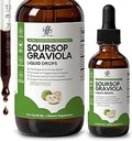 iMATCHME Soursop Graviola Liquid Drop for Cell Support &amp; Regeneration, Immune System and Gut Health Support, Pure Soursop Bitters Liquid, High Absorption, Sugar/Gluten Free, Natural Flavor, 2 Fl Oz