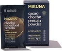 Mikuna Chocho Superfood Protein, Pólvora de proteínas de base vegetal, Paquetes de viaje - Vegan, Gluten Gratis, 3g Net Carbs o Menos, y Bioavailable, No-Isolato (8 Servings, Cacao)