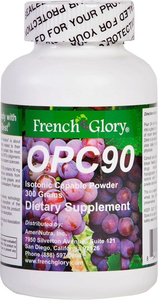 FrancésGlory OPC90: Isotonic OPC Antioxidante 3 Mes Suplemento