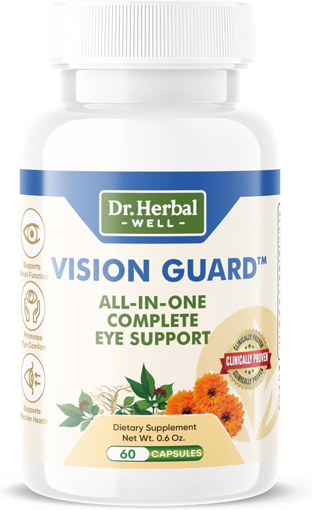 Visión Guard – Todo en un solo soporte de ojos completo, 60 cápsulas